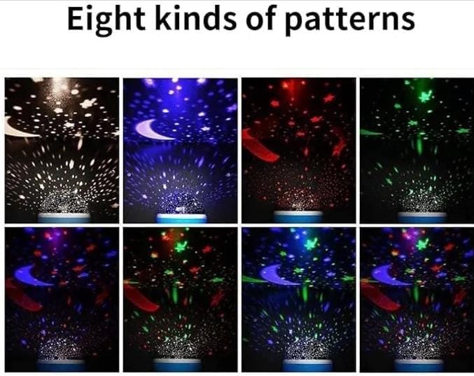 Star Master Rotating 360 Degree Moon Night Light Lamp Projector