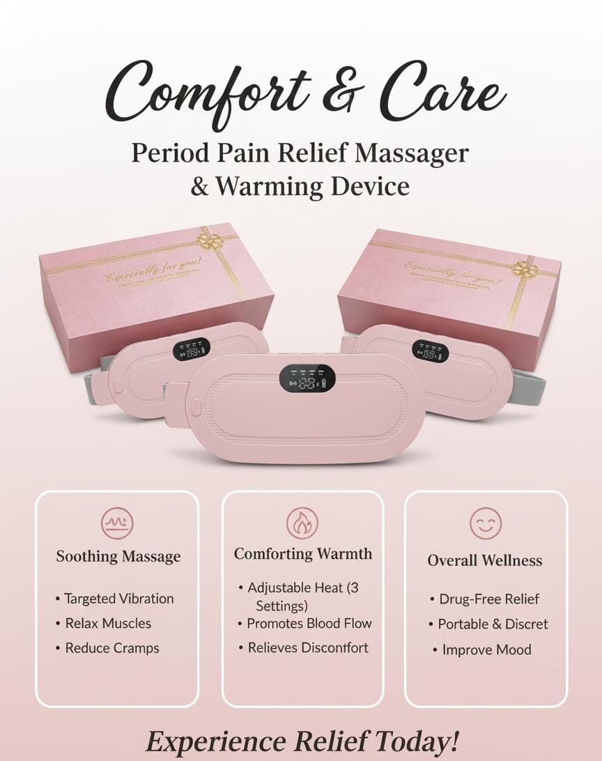Periods Pain Relief Massager $ Heating Device